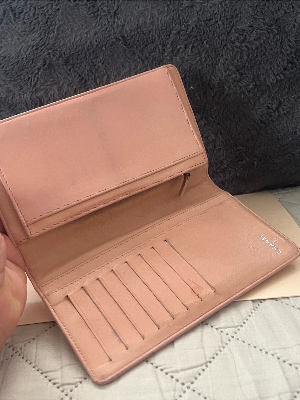 Chanel Pink Camellia Wallet - Picture 3 of 3